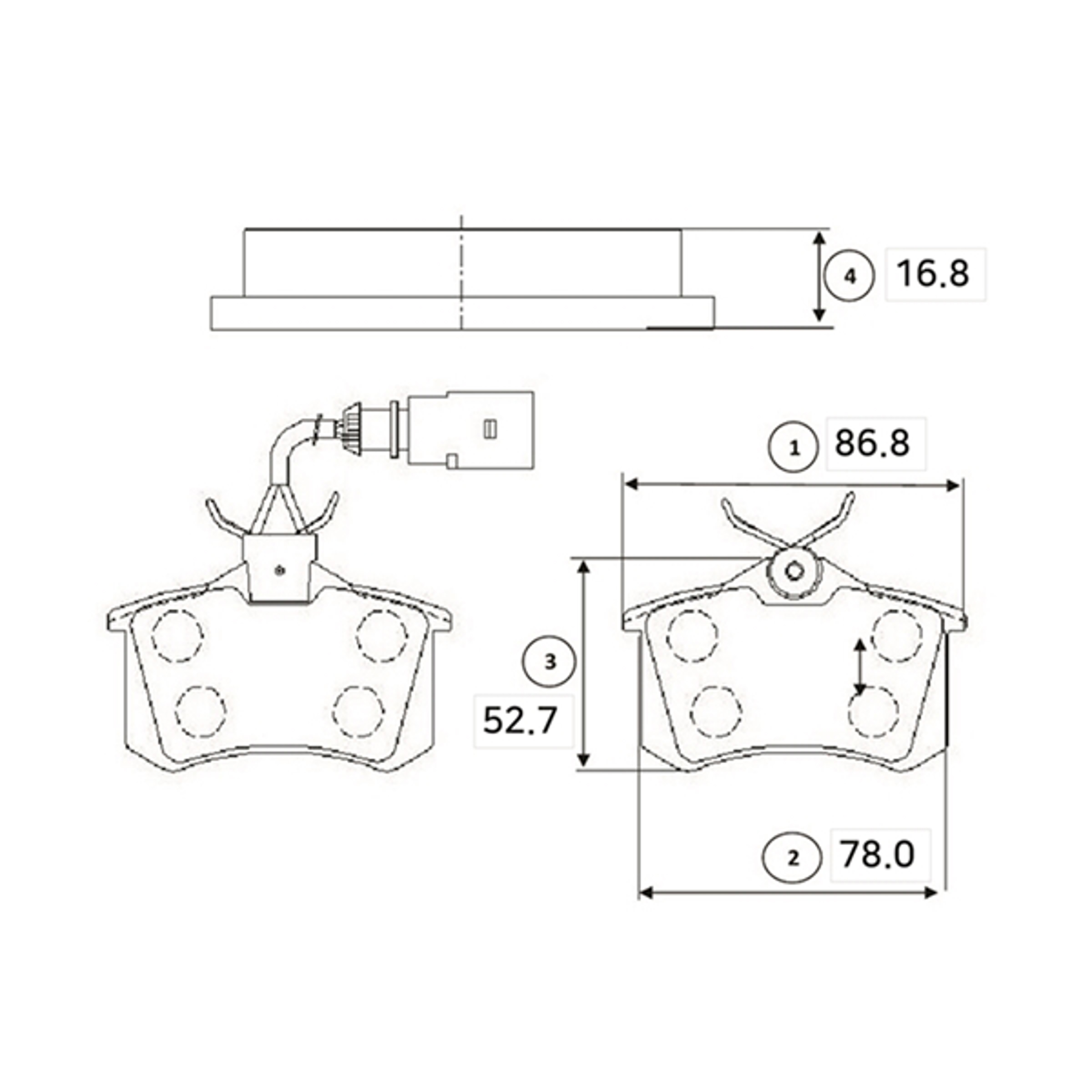 CTR GK1239 - Тормозные колодки 