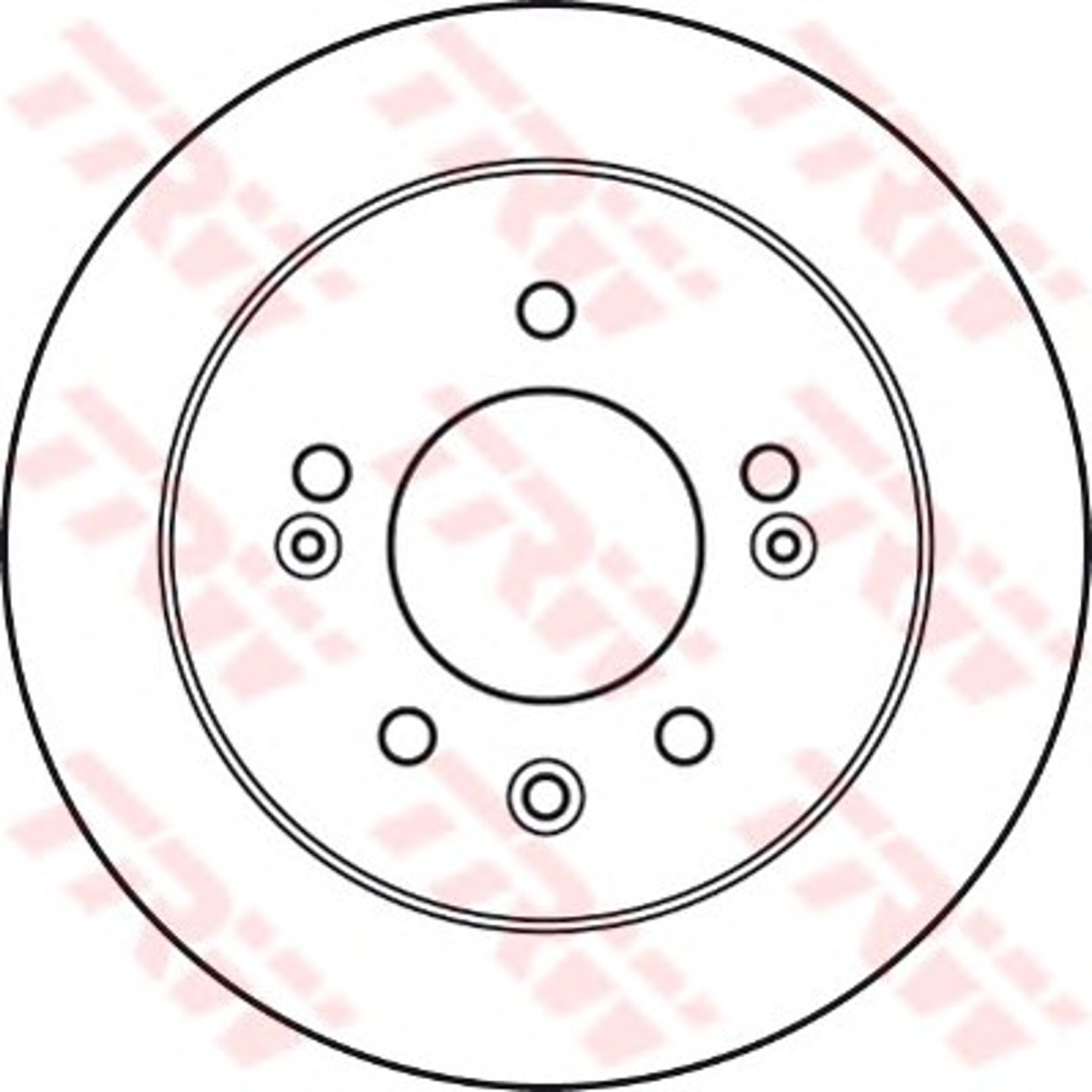 TRW DF4923 - Тормозные диски
