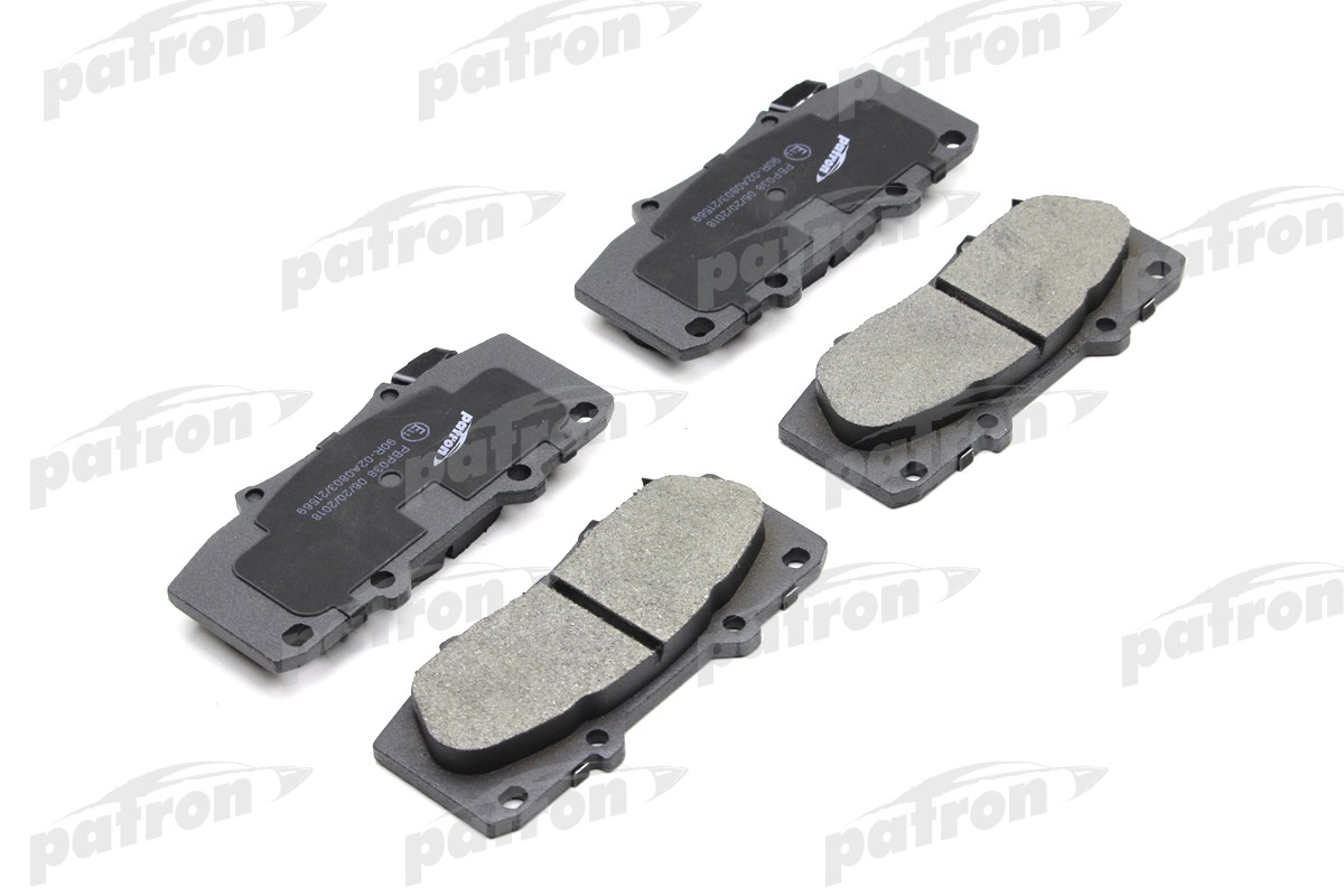 PATRON PBP038 - Тормозные колодки 