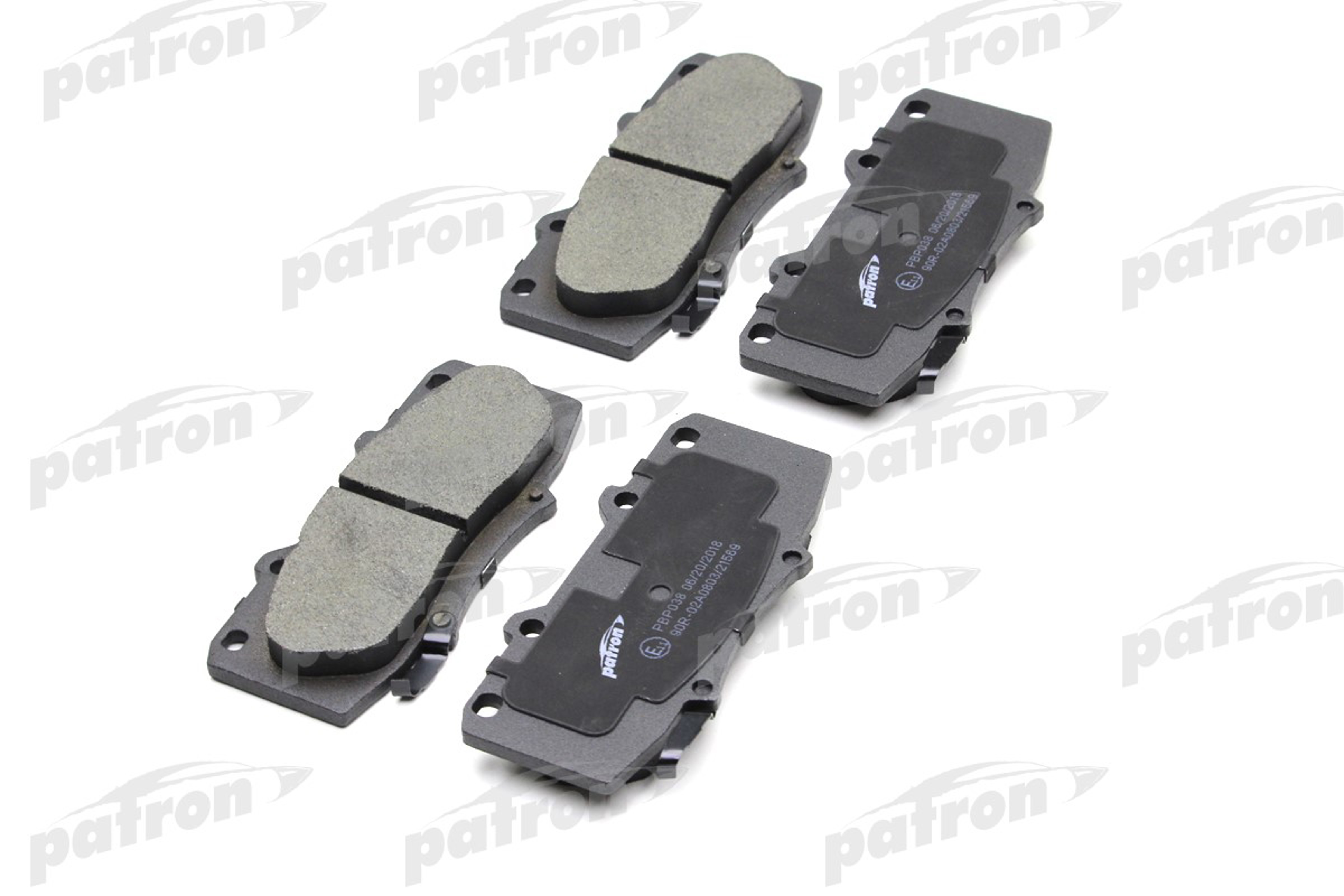 PATRON PBP038 - Тормозные колодки 