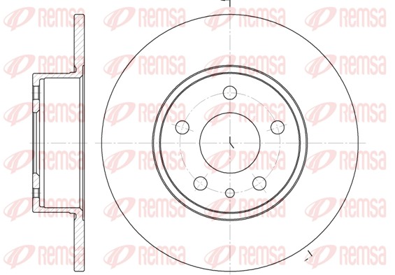 REMSA 6149.00 - Тормозные диски