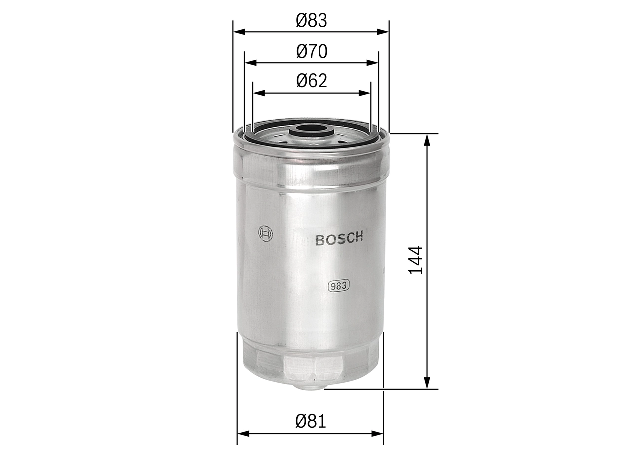 BOSCH 1 457 434 314 - Топливный фильтр