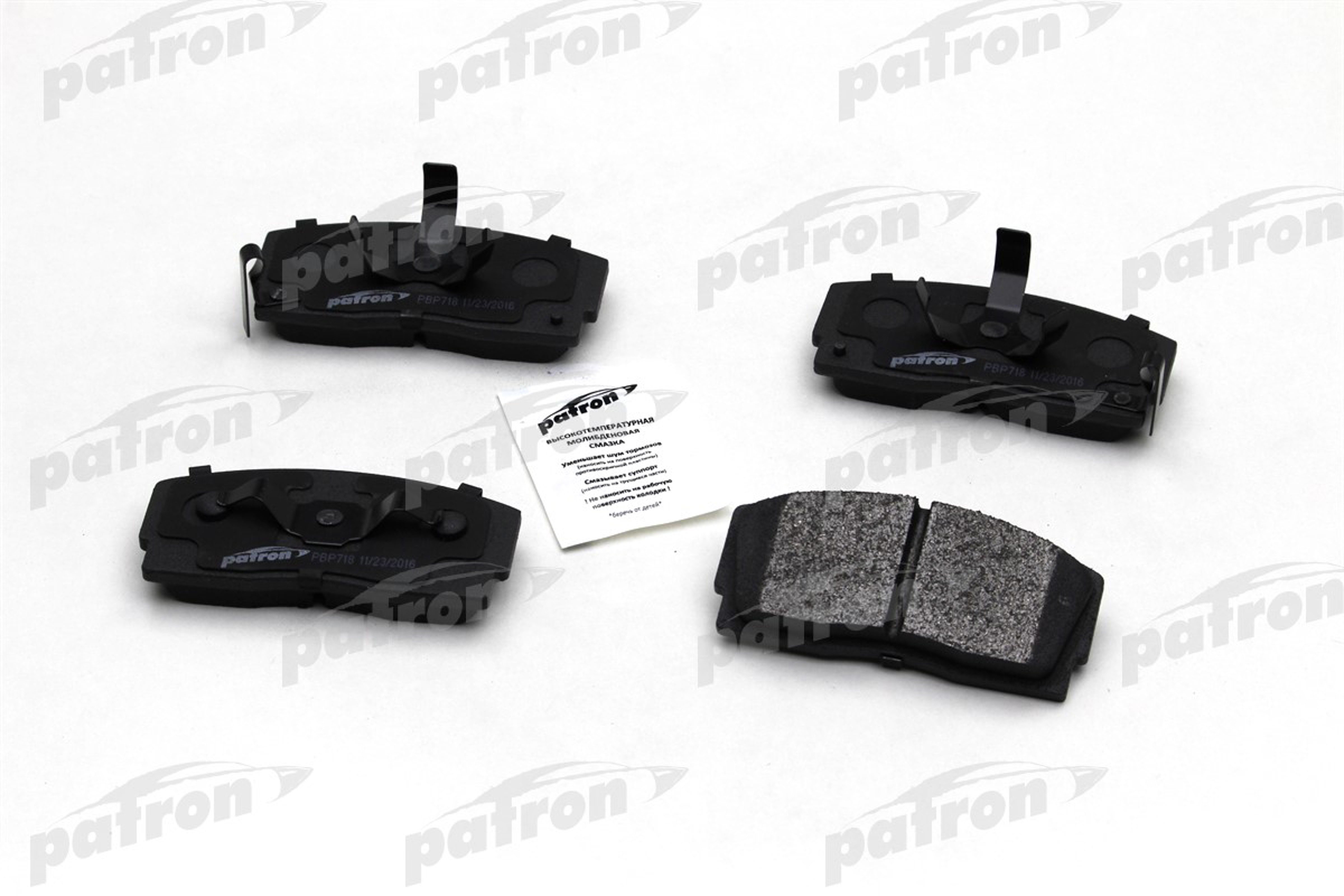 PATRON PBP718 - Тормозные колодки 