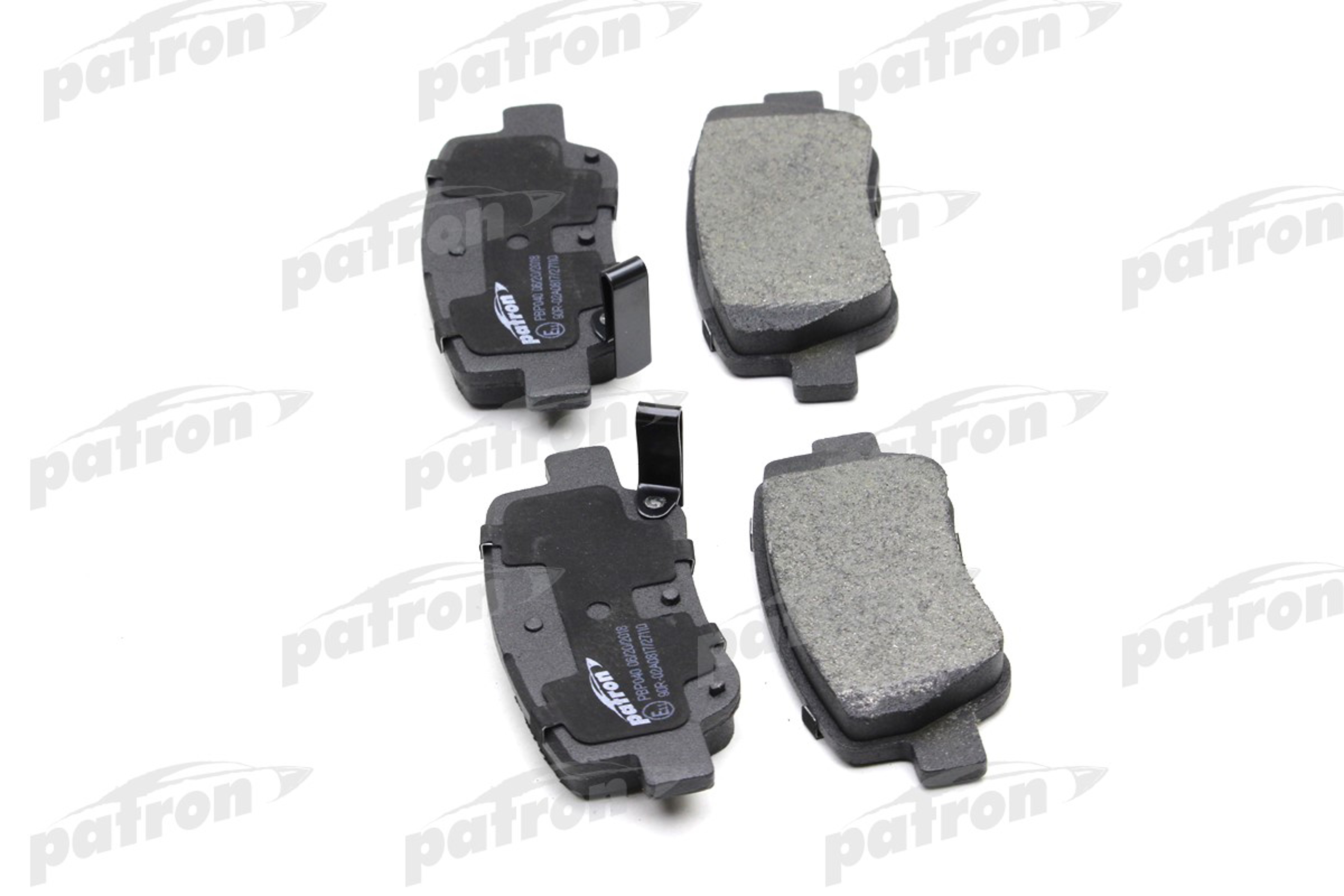 PATRON PBP040 - Тормозные колодки 