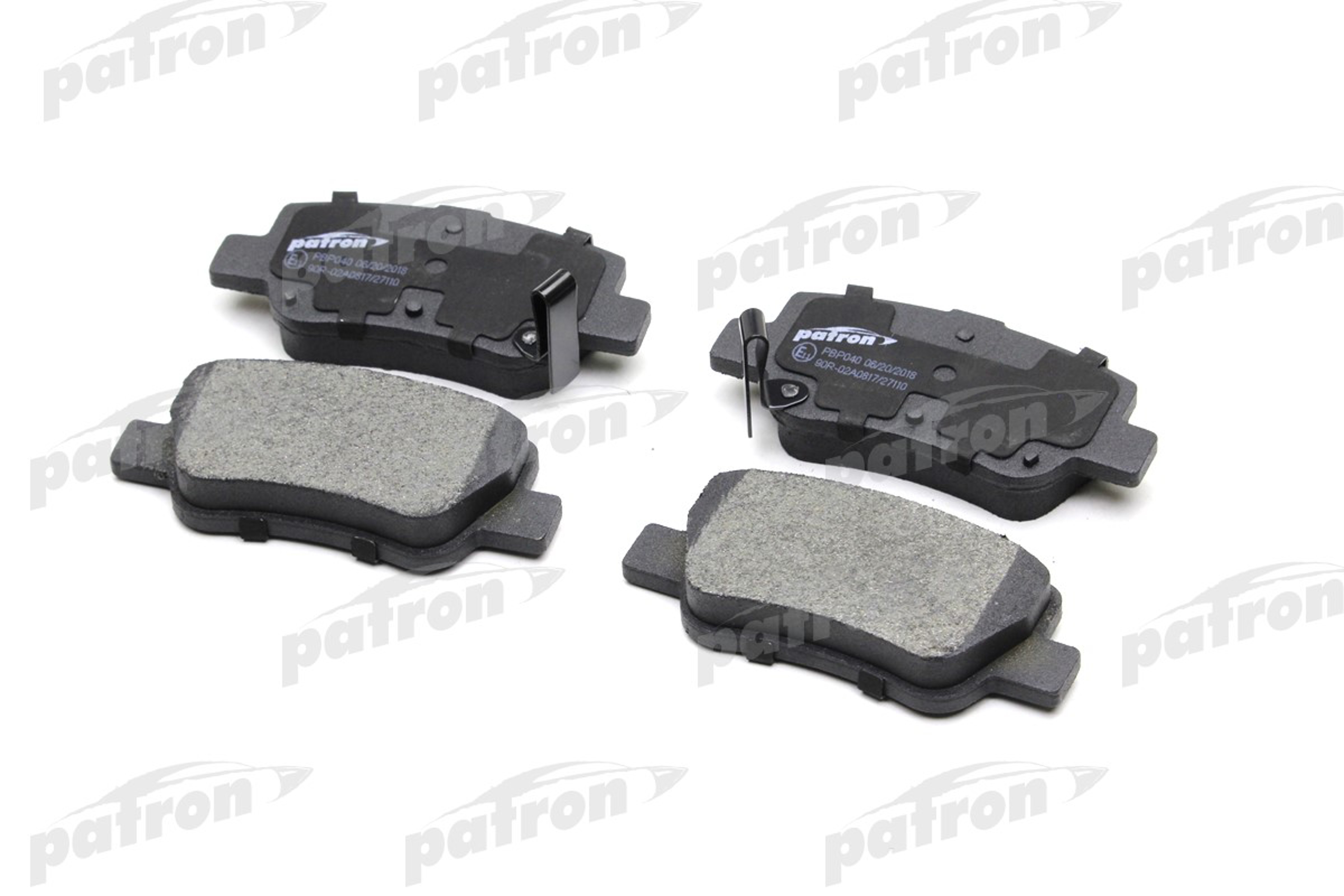 PATRON PBP040 - Тормозные колодки 