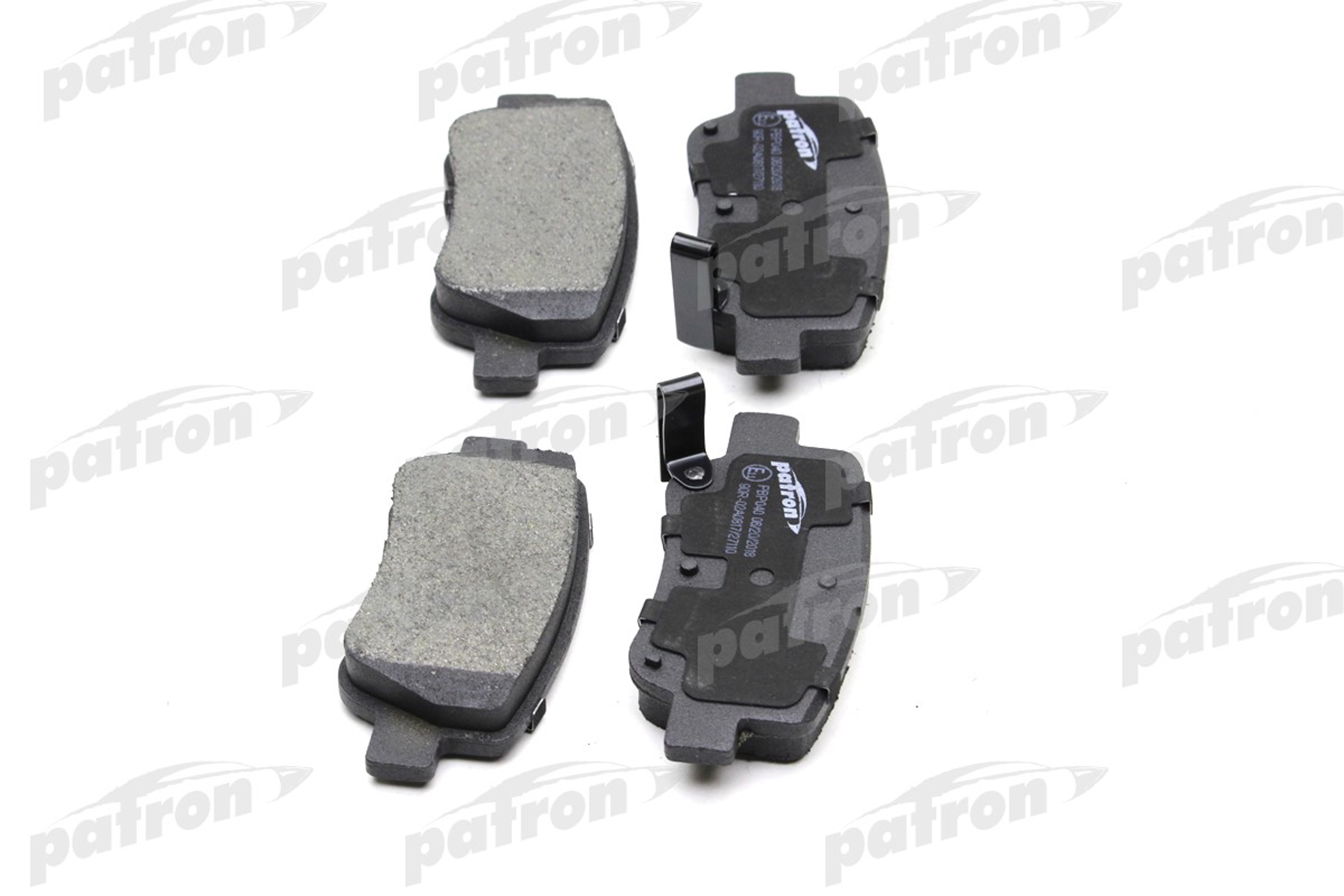 PATRON PBP040 - Тормозные колодки 