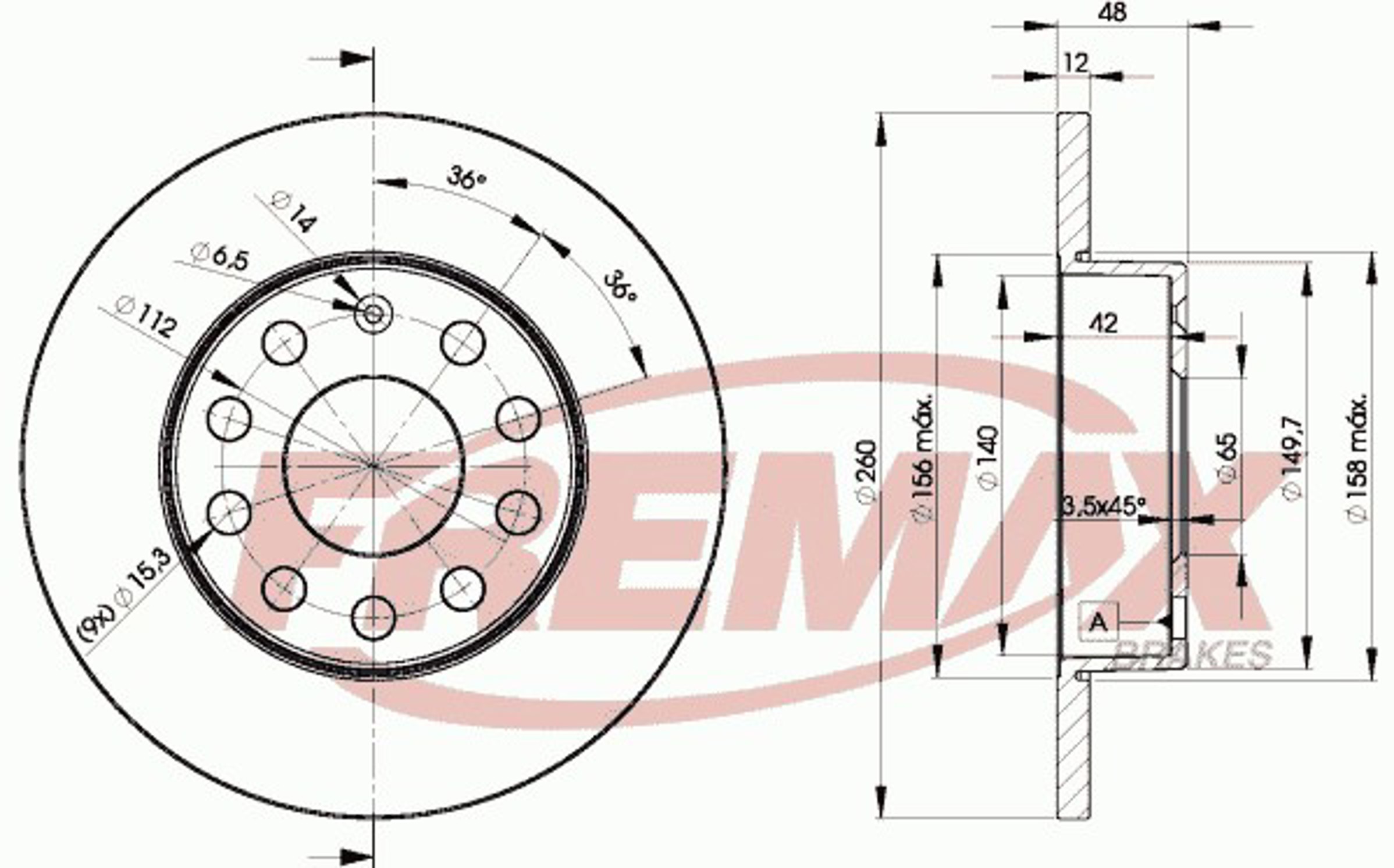 FREMAX BD-5310 - Тормозные диски