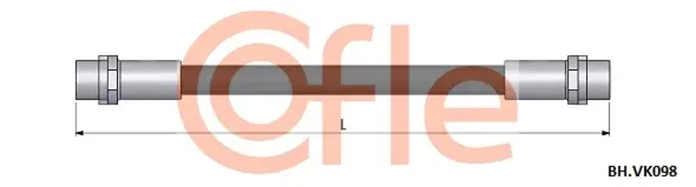 COFLE 92.BH.VK098 - Тормозные шланги