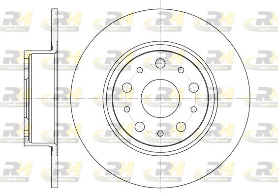 ROADHOUSE 6457.00 - Тормозные диски