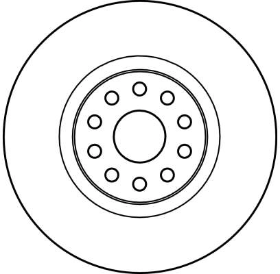 TRW DF4059 - Тормозные диски