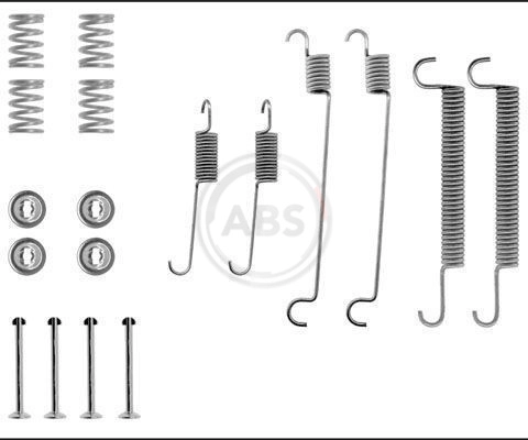 A.B.S. 0547Q - Ремкомплект тормозных колодок ручника