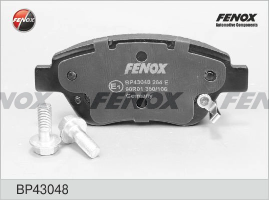 FENOX BP43048 - Тормозные колодки 