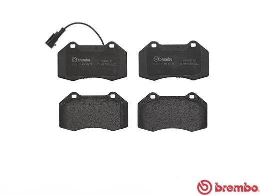 BREMBO P 23 117 - Комплект тормозных колодок, дисковый тормоз PRIME LINE