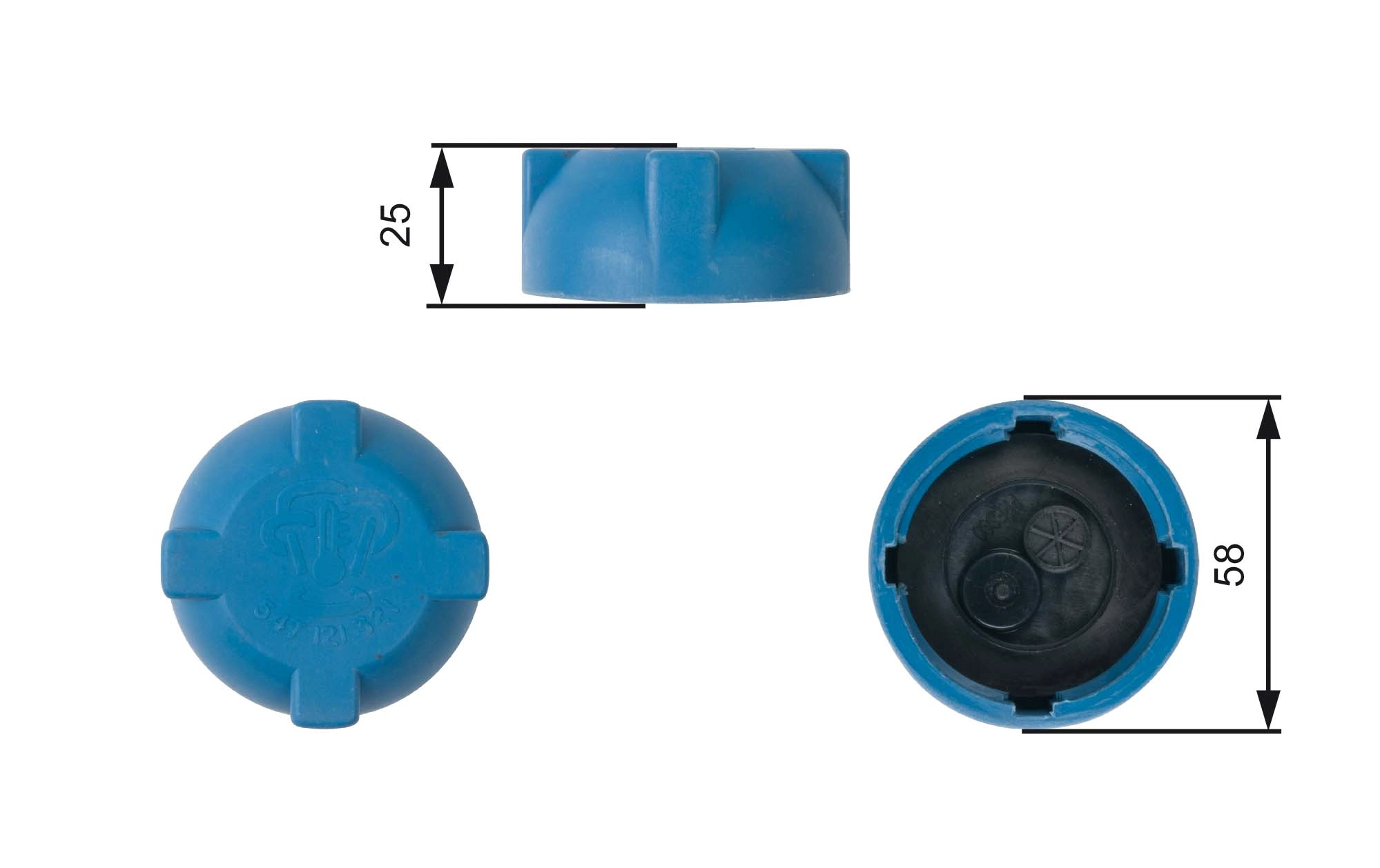 Крышка радиатора (расширительного бачка)