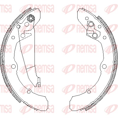 Колодки барабанные
