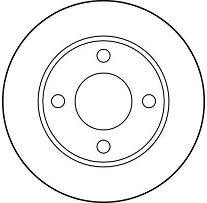 TRW DF1526 - Тормозные диски