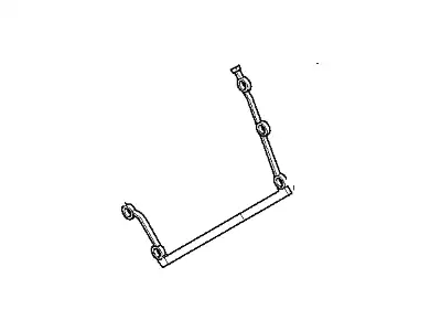 BMW 11141741127 - прокладка крышки передней ДВС! 1-4 цил.\ BMW E53 4.6 M62 all