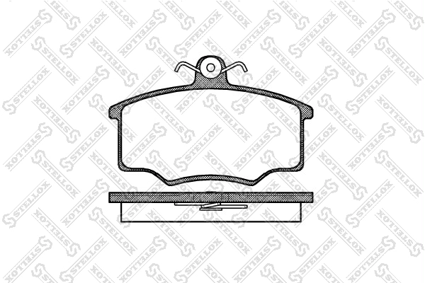 STELLOX 057 020-SX - Тормозные колодки 