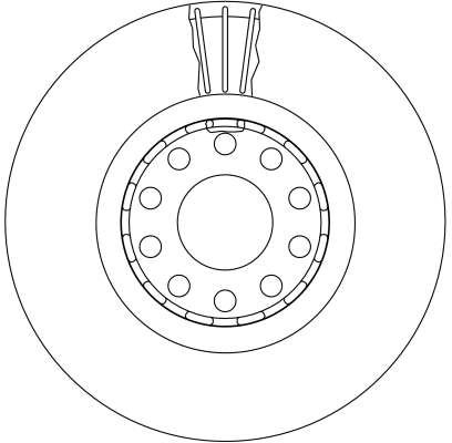 TRW DF4125S - Тормозные диски