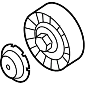 BMW 11287542887 - ролик обводной ремня генератора