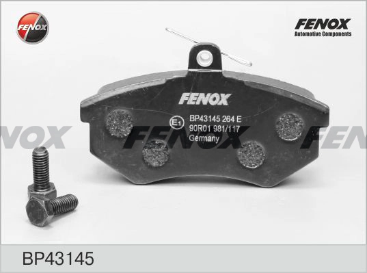 FENOX BP43145 - Тормозные колодки 