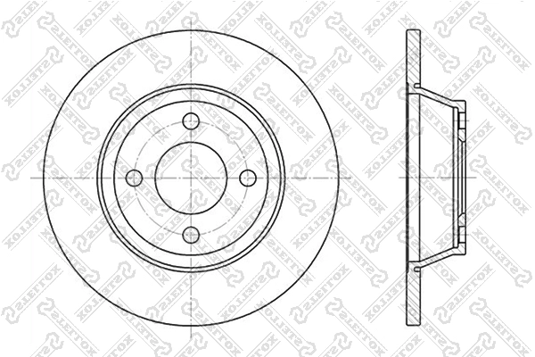 STELLOX 6020-4741-SX - Тормозные диски