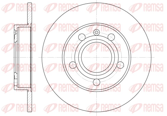 REMSA 6429.00 - Тормозные диски