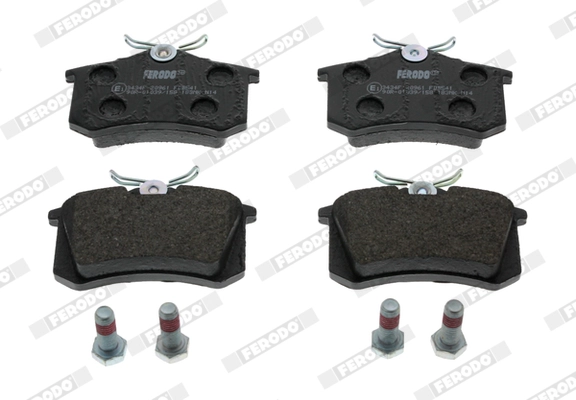 FERODO FDB541 - Комплект тормозных колодок, дисковый тормоз PREMIER ECO FRICTION