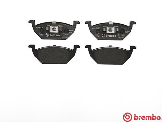 BREMBO P 85 041 - Комплект тормозных колодок, дисковый тормоз PRIME LINE