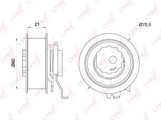Натяжной ролик ГРМ