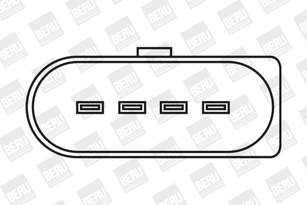 BERU ZSE033 - Катушка зажигания