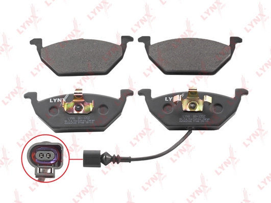 LYNXAUTO BD-1202 - Тормозные колодки 