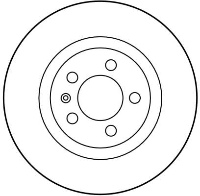 TRW DF2804 - Тормозные диски