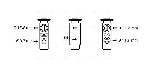 Расширительный клапан кондиционера
