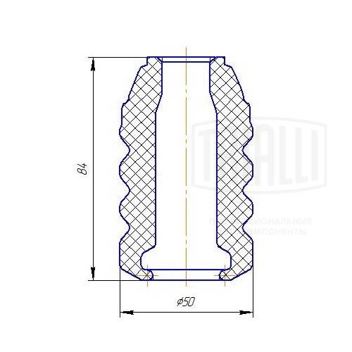 TRIALLI BC1831 - Отбойник амортизатора