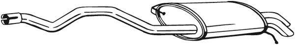 BOSAL 286-487 - Глушитель