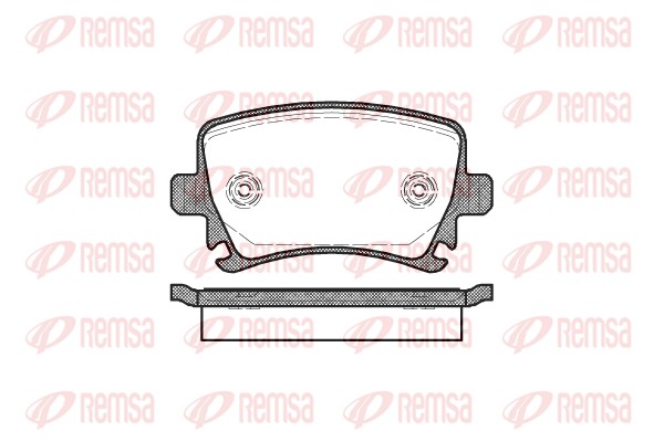 REMSA 1031.00 - Тормозные колодки 