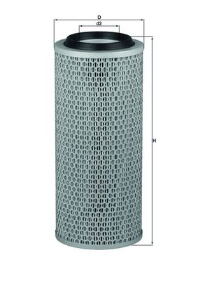 KNECHT LX 200 - Воздушный фильтр