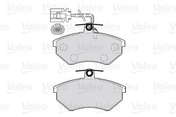 VALEO 301982 - Тормозные колодки 