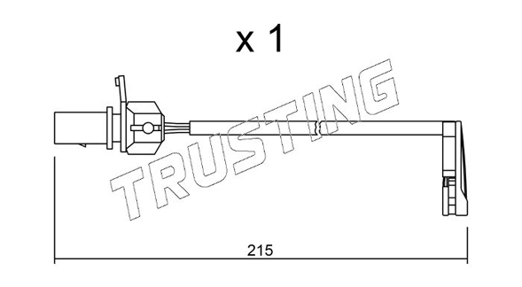 TRUSTING SU.291 - Датчик износа тормозных колодок