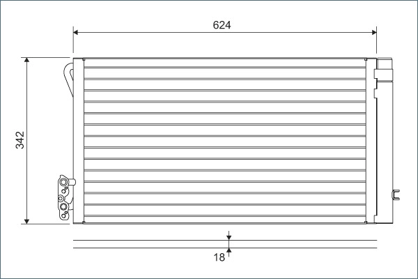 Радиатор кондиционера