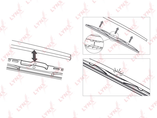 LYNXAUTO LR34G - Щетки стеклоочистителя