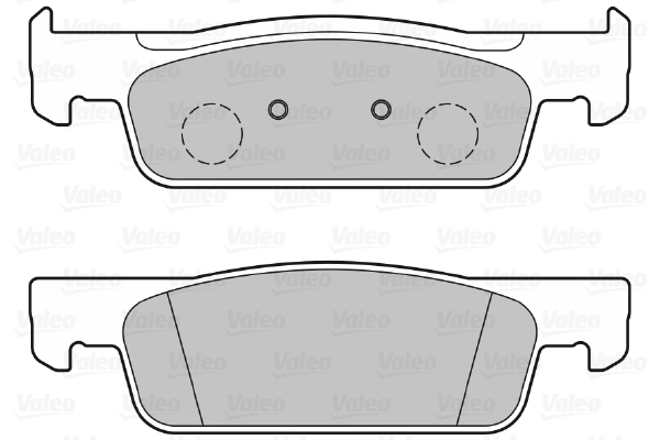 VALEO 601345 - Тормозные колодки 
