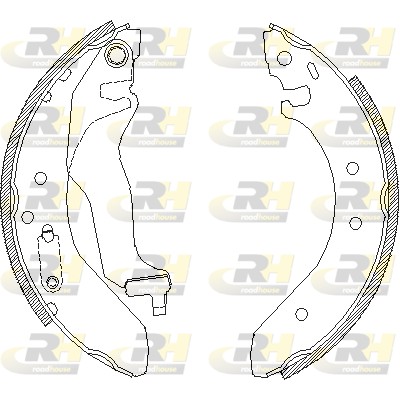 ROADHOUSE 4400.00 - Колодки барабанные