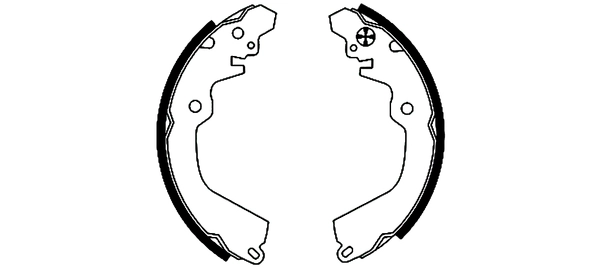 TEXTAR 91047100 - Барабанные колодки