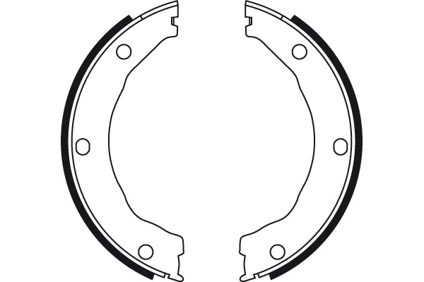 TRW GS8726 - Барабанные колодки