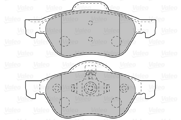 VALEO 601012 - Тормозные колодки 