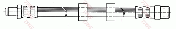 TRW PHB358 - Тормозные шланги