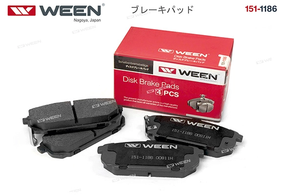 WEEN 151-1186 - Тормозные колодки 