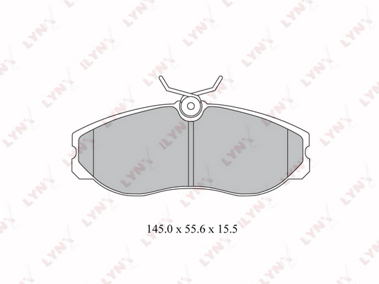 LYNXAUTO BD-3028 - Тормозные колодки 